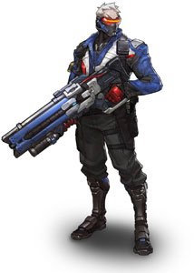 Overwatch Personatges - Soldat 76