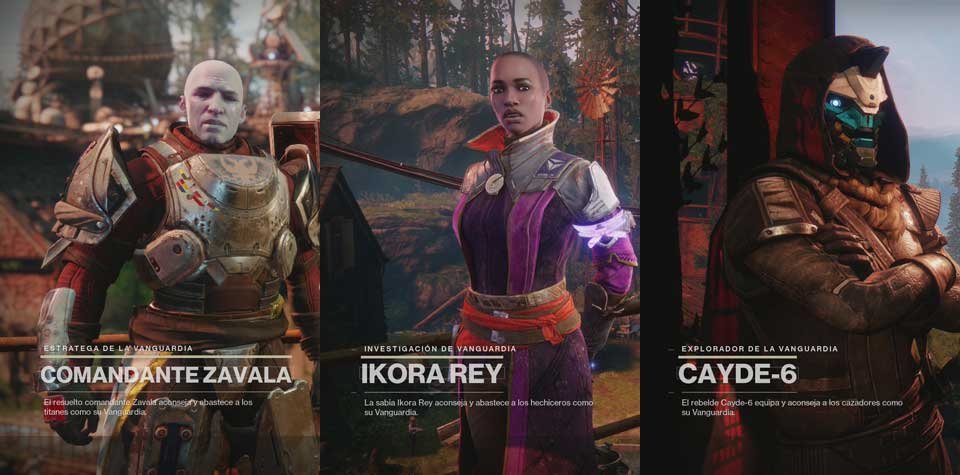 Destiny 2 Comandants de Vanguardia