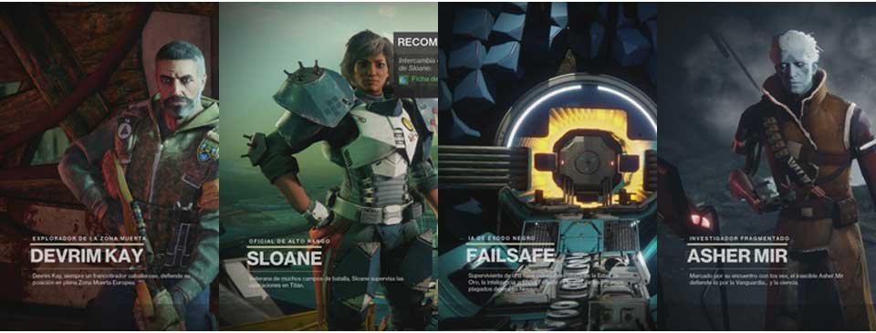 Destiny 2 Characters