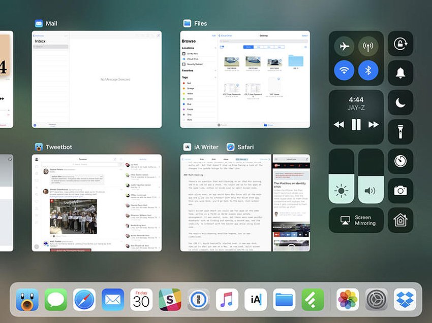iOS iPhone multitasking options