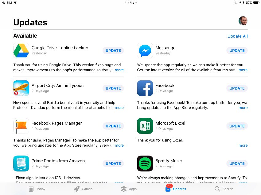 iPhone iOS Updates
