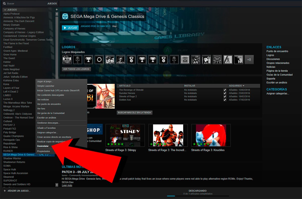 How to delete games and applications in Windows 10 and Steam
