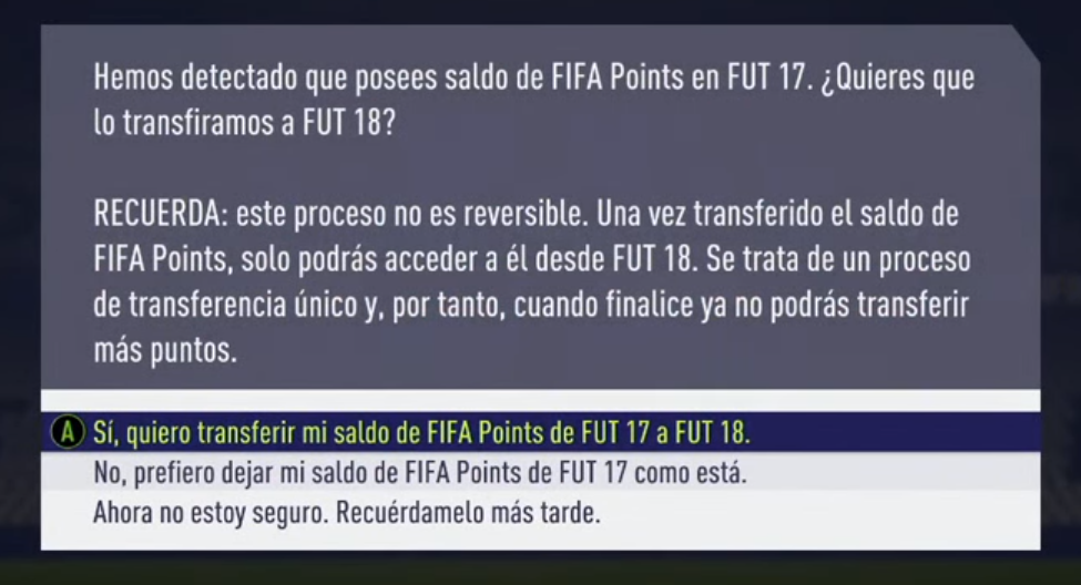 Guide : Comment transférer des points FIFA de FIFA 18 vers FIFA 19