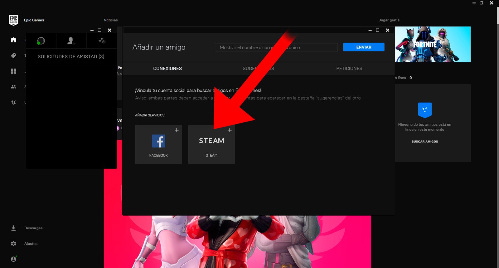 Fortnite: How to add friends on PC through the Epic Games Store
