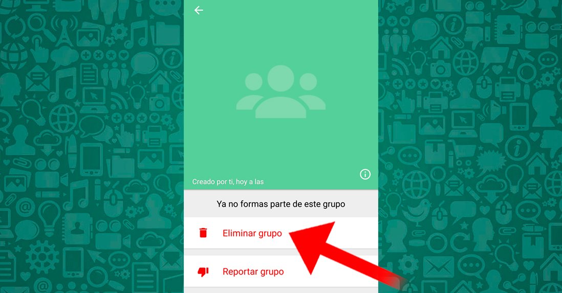 WhatsApp: How to delete a group and delete it correctly