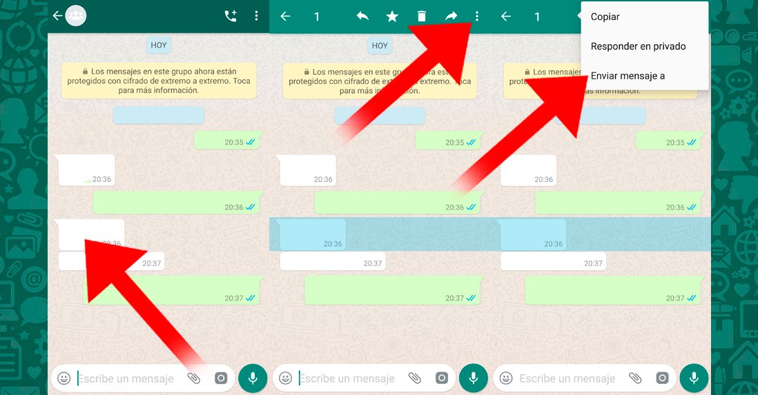 WhatsApp: How to reply to someone privately in a group
