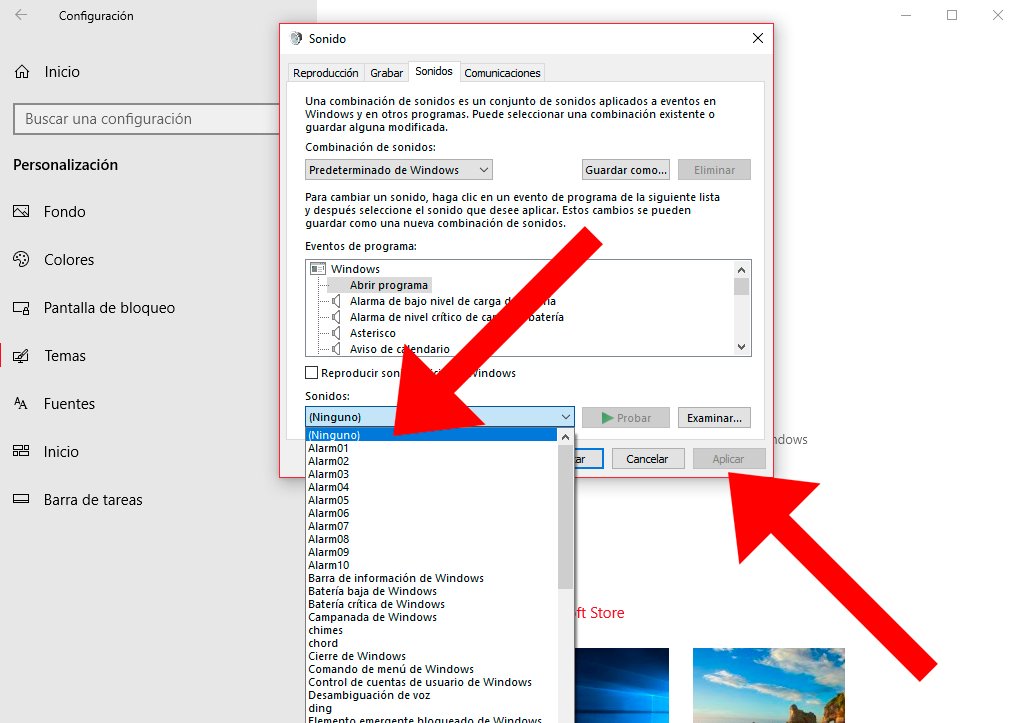 Windows 10: How to mute and disable all system sounds