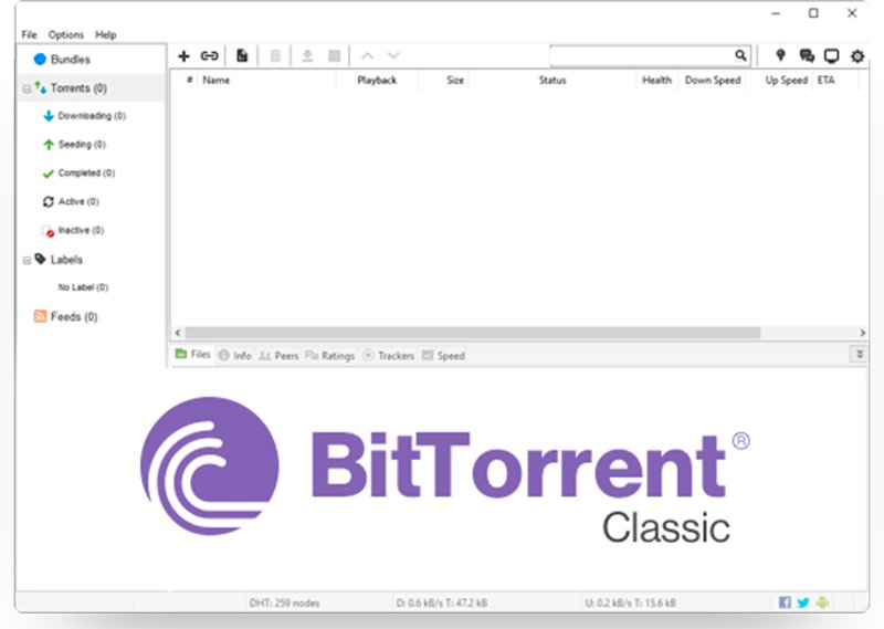 Els 10 millors BitTorrent per a descàrregues a internet