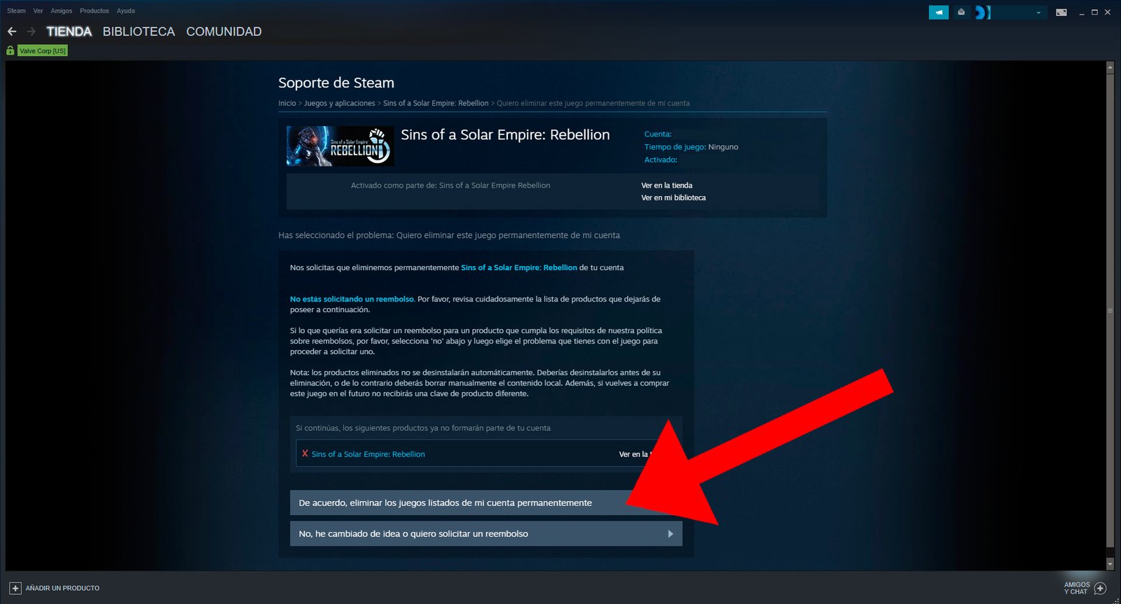 Steam: how to delete games from your account forever