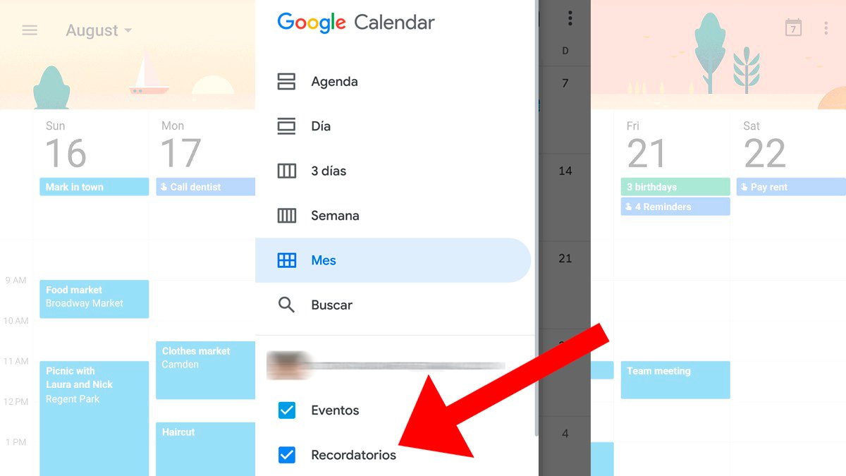 Google Calendar: how to create reminders
