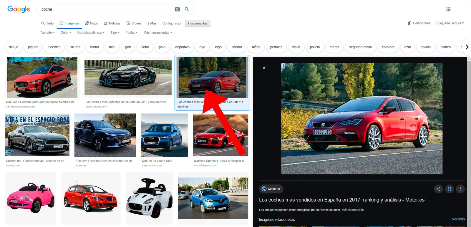 How to search for an image on Google
