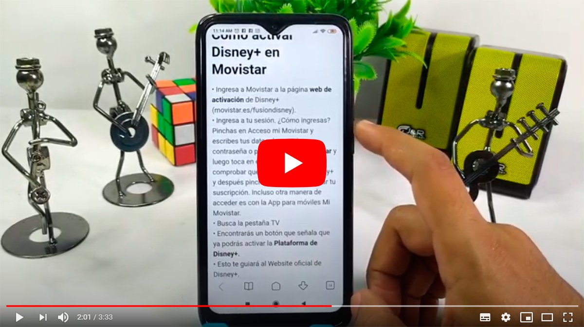 How to activate Disney Plus in Movistar