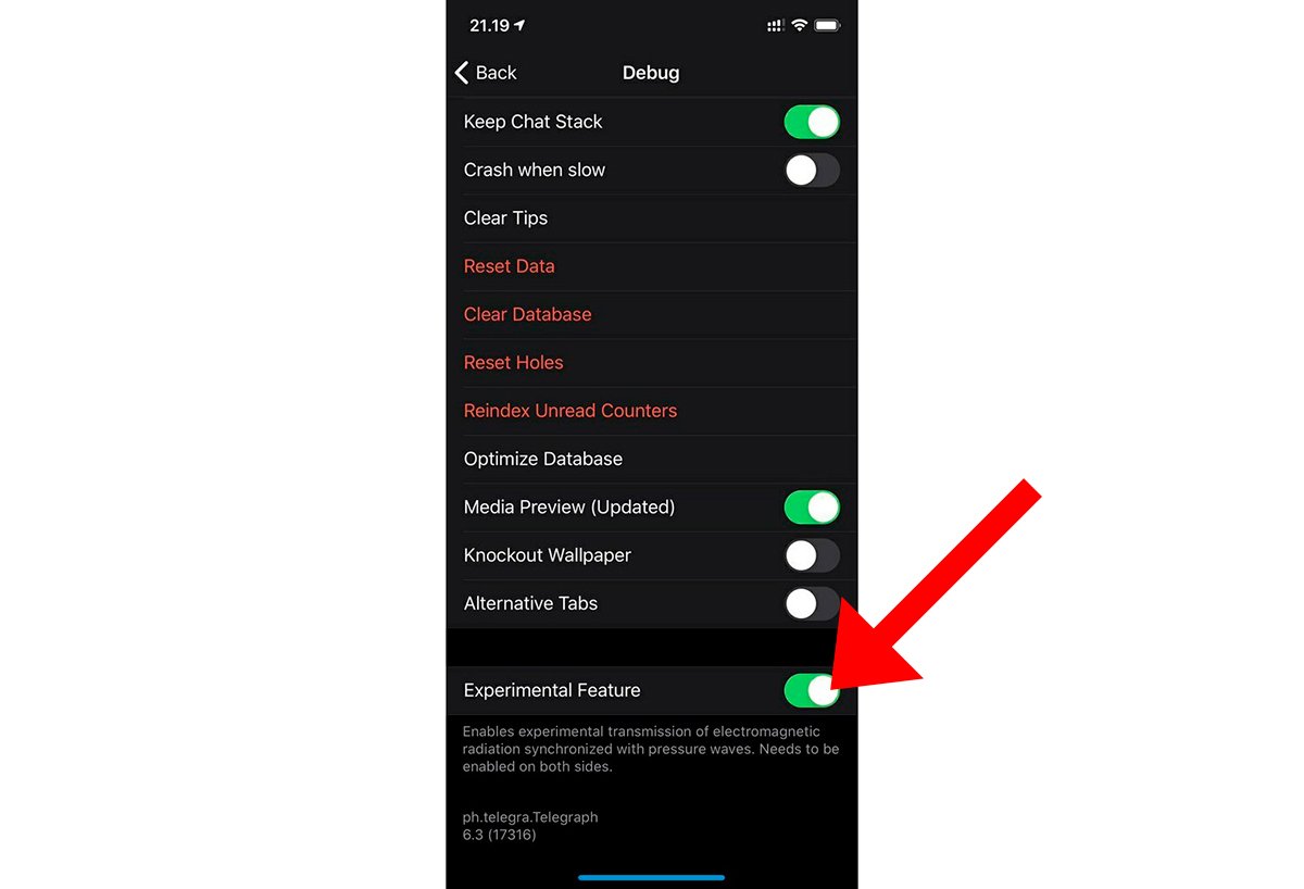 How to make video calls on Telegram