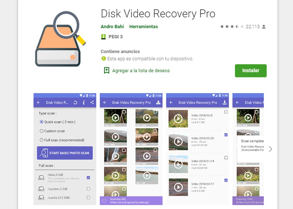 How to recover a deleted video from your mobile
