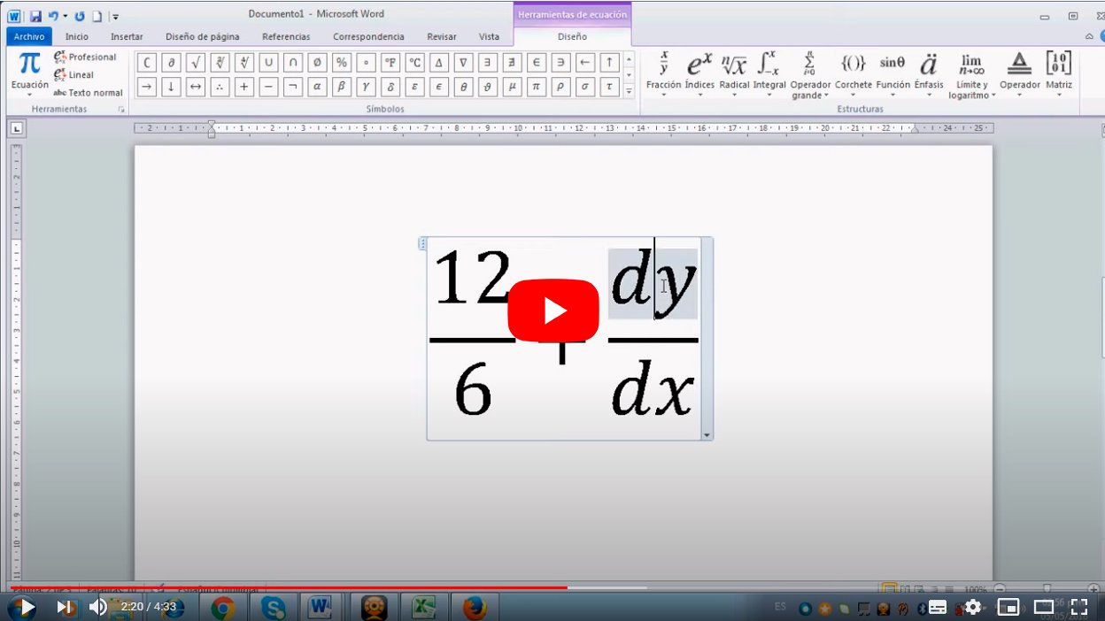 How to write fractions in Word