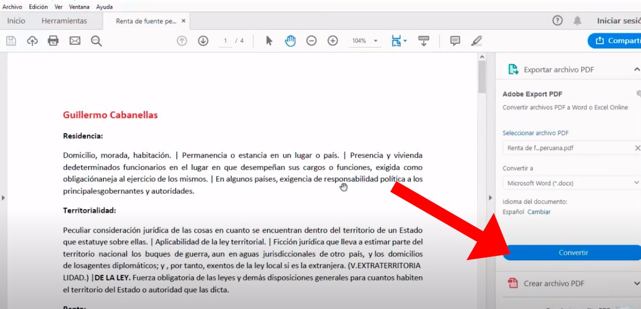 Comment convertir un document Word en PDF