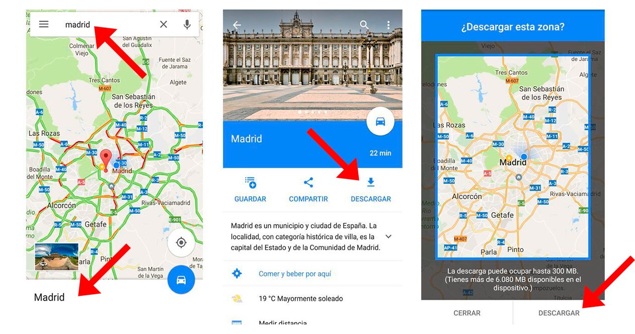 How to download maps on Google Maps