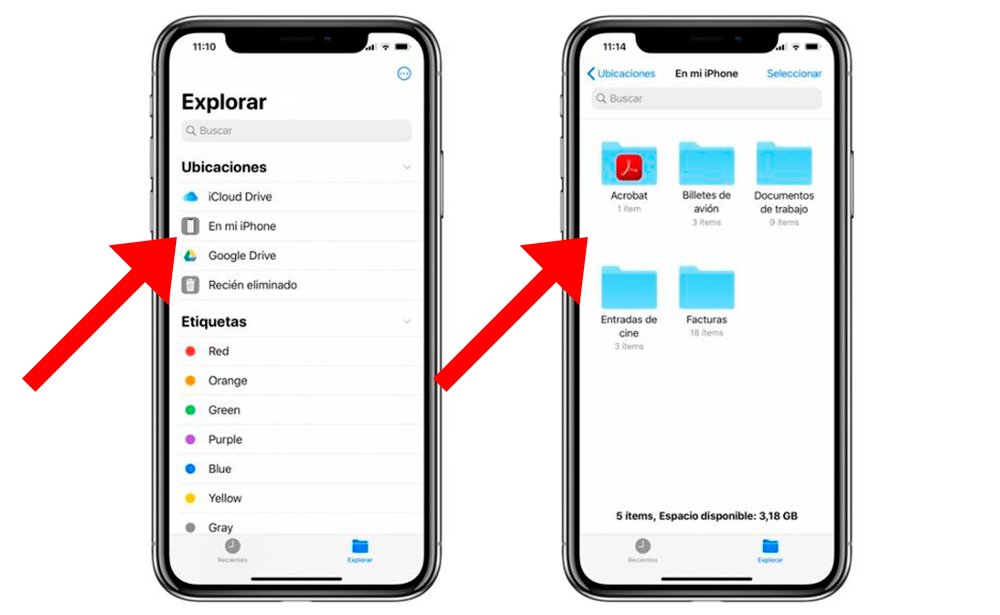 Where downloads are saved on iPhone