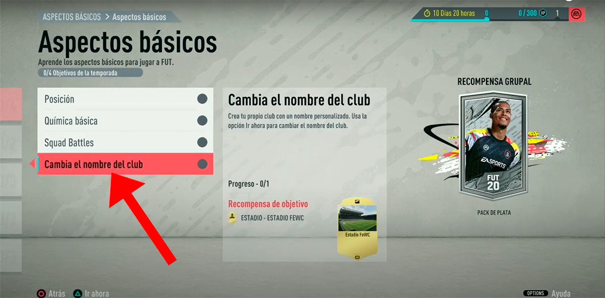 How to change the club name in FIFA 23